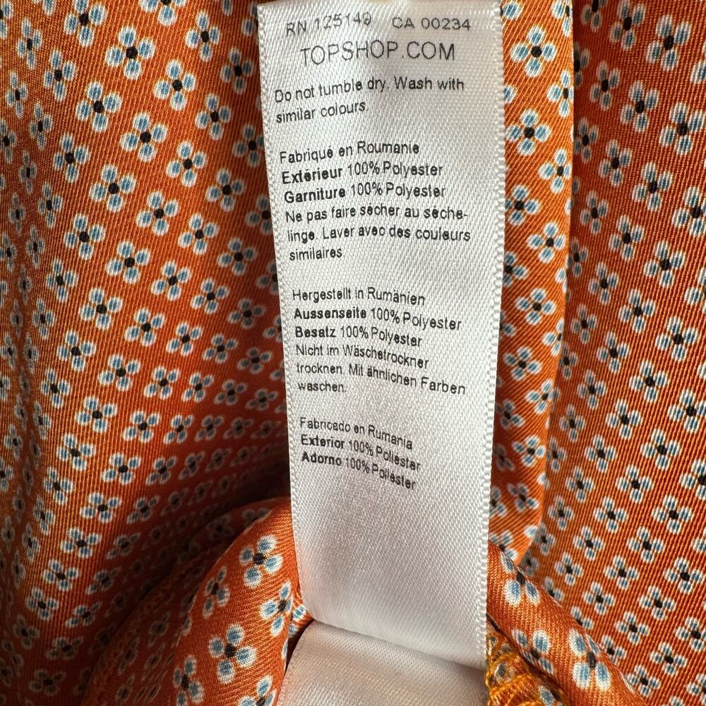 Topshop Women’s size 6 Casual Button-Down Blouse - Picture 6 of 8